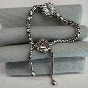 JAI white topaz adjustable bracelet